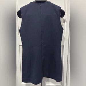 Elegant Navy Sleeveless Mini Dress